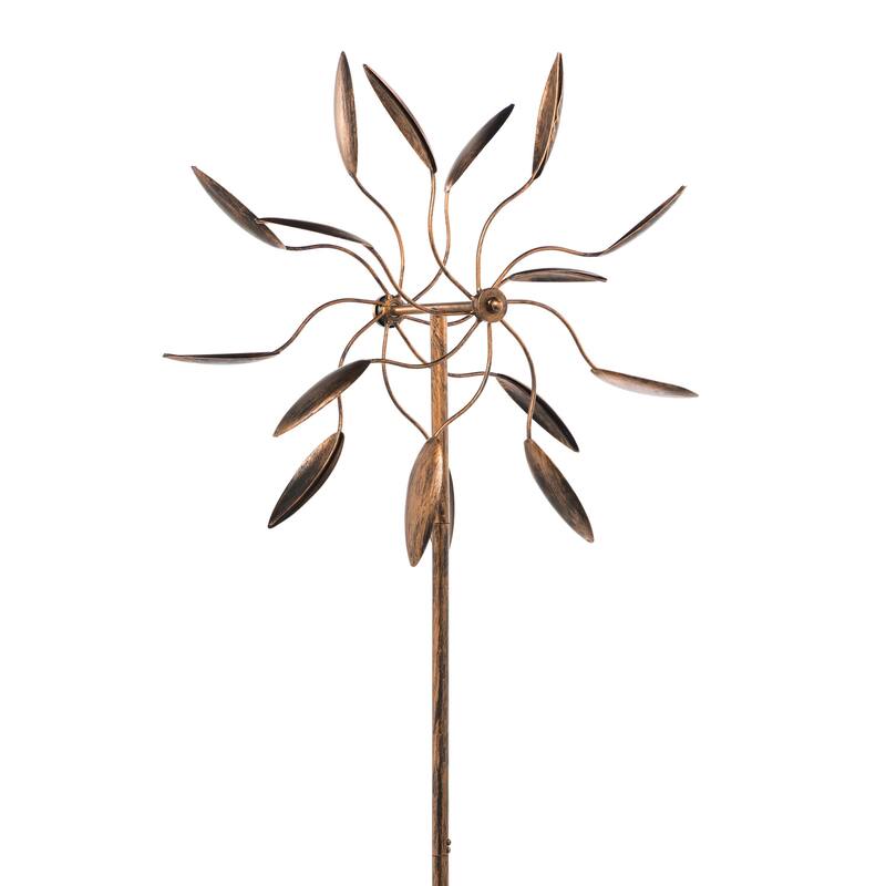 75" Kinetic Twirler Metal Garden Art Spinner