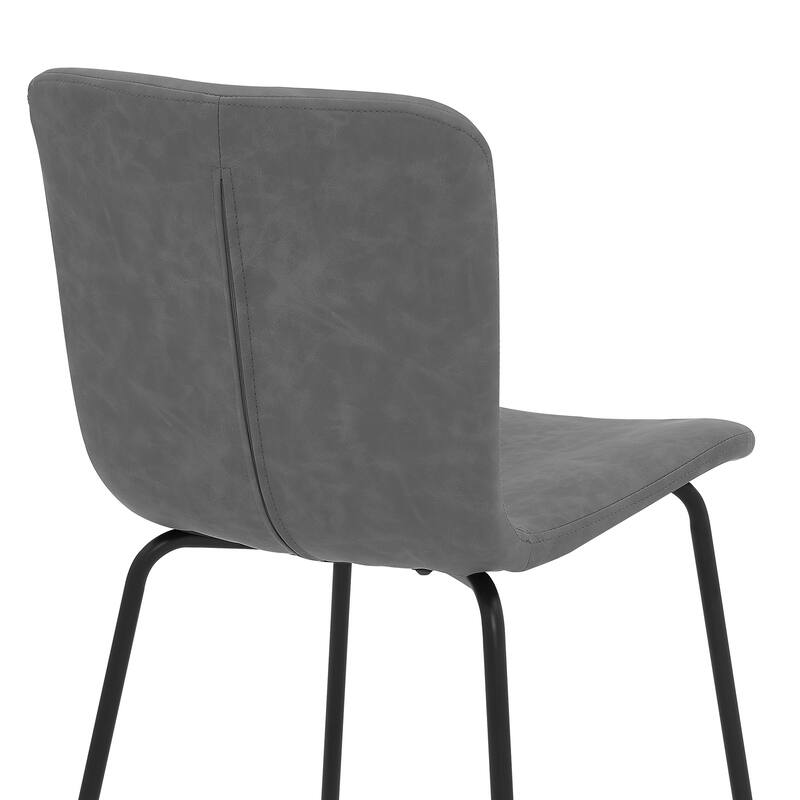 Gillian Modern Upholstered and Metal Dining Room Chairs - Set of 2
