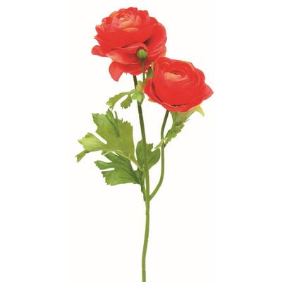 Red Ranunculus Garden Stem Artificial Flower