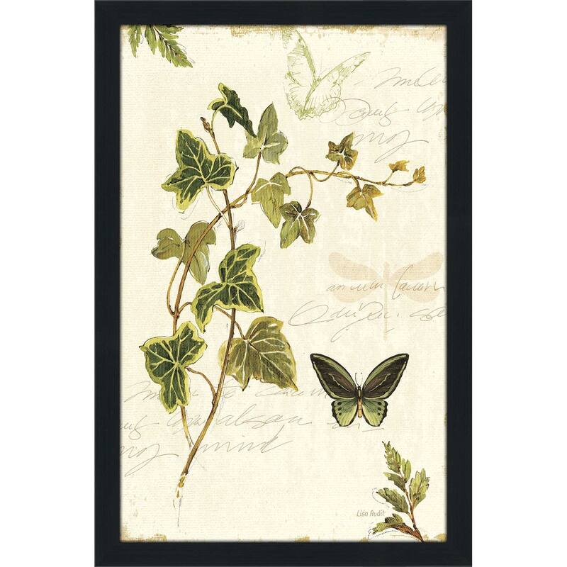 "Ivies and Ferns IV Crop" Print on Acrylic