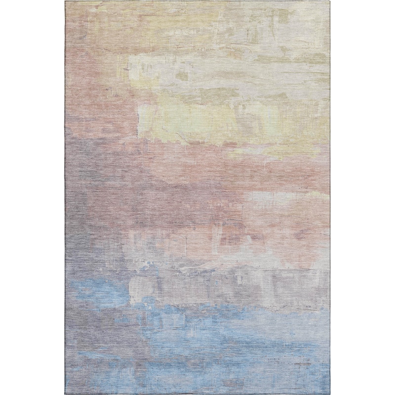 Premium Washable Super Soft Modern Brushstrokes Mayfield Rug