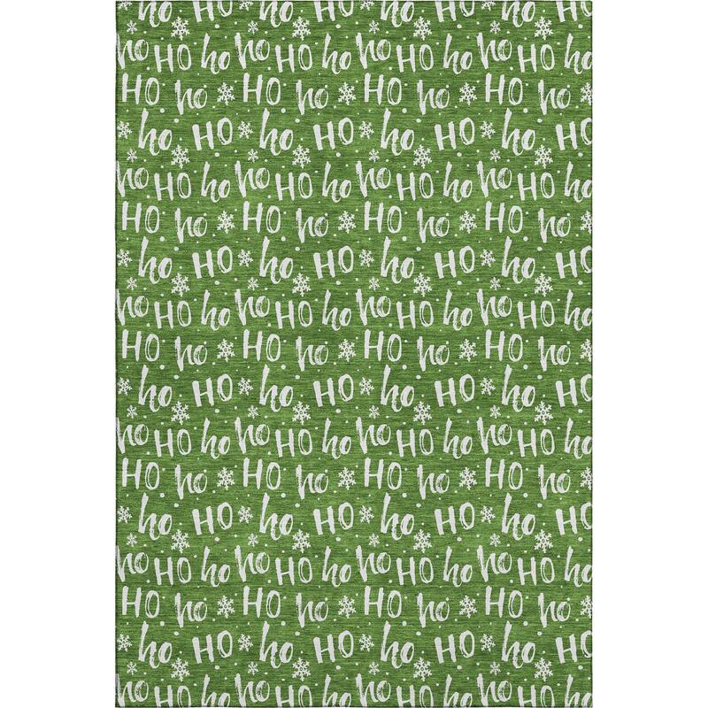 Premium Washable Super Soft Christmas Ho Ho Mayfield Rug