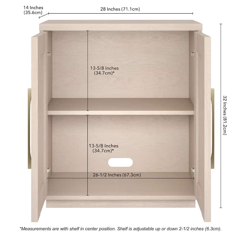 Tillman 28" Wide Rectangular Accent Cabinet - 28" Wide