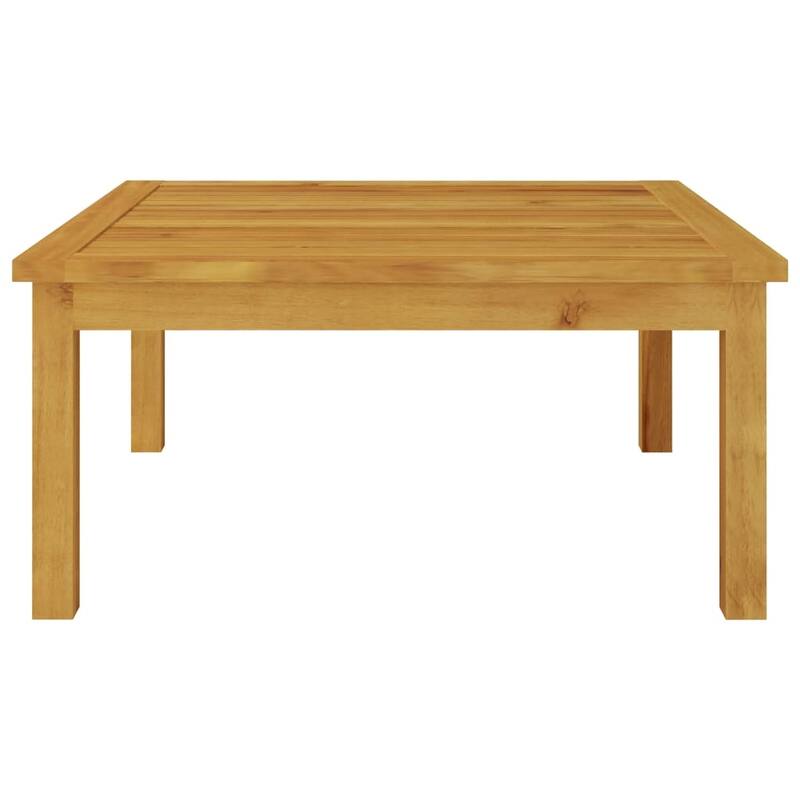 vidaXL Sectional Sofa Patio Modular Seat with Cushions Table Solid Acacia Wood