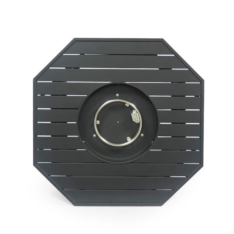 Rene Outdoor 50,000 BTU Octagonal Iron Fire Pit by Christopher Knight Home - N/A
