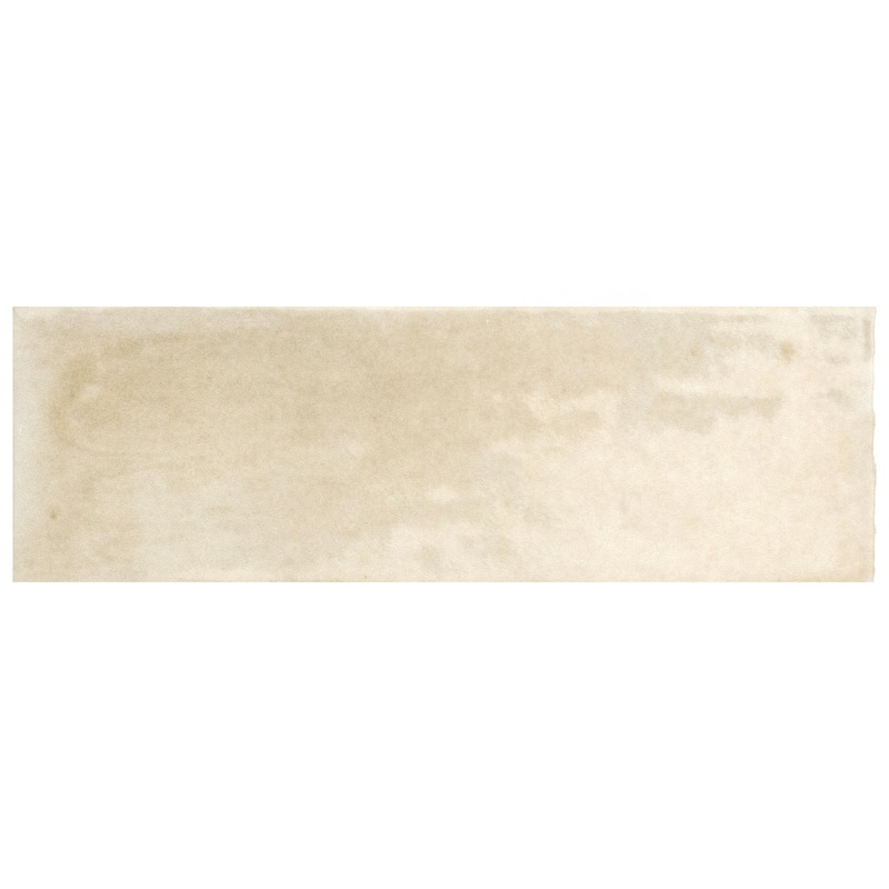Merola Tile Coco Glossy Canvas Beige 2" x 5-7/8" Porcelain Wall Tile