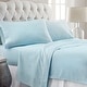 preview thumbnail 6 of 17, Simply Soft 4-piece Deep Pocket Striped Embossed Bed Sheet Set