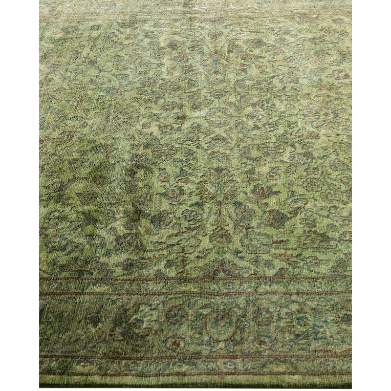 Fine Vibrance One-of-a-Kind Hand-Knotted Area Rug - Brown, 4' 1" x 6' 3" - 4' 1" x 6' 3"