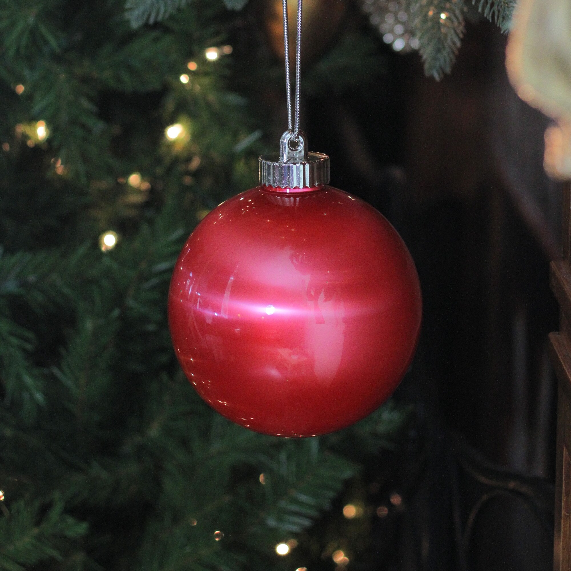 Shop 3ct Red Led Lighted Battery Operated Shatterproof Christmas Ball Ornaments 6 150mm Overstock 16554639