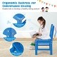 preview thumbnail 13 of 34, Gymax 2 PCS Kids Chairs Indoor Outdoor Heavy-Duty All-Weather Children