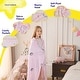 preview thumbnail 2 of 18, Sweet Home Collection Kids' Printed Hooded Wearable Blanket, Flannel Fleece Cozy Birthday Gift All Season