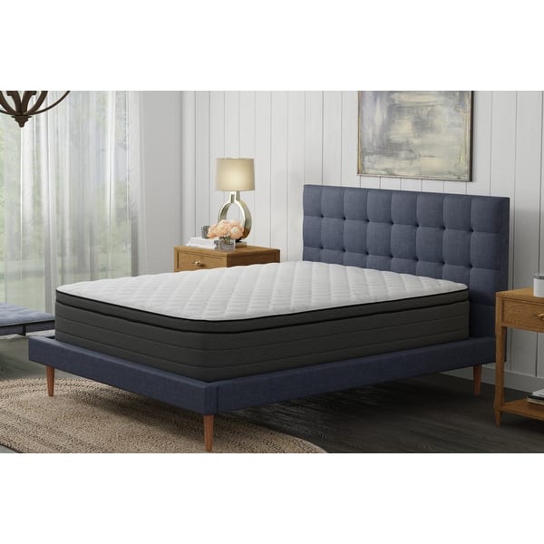 Sleep Inc Limited 12 Inch Medium Euro Top Hybrid Mattress Bed Bath