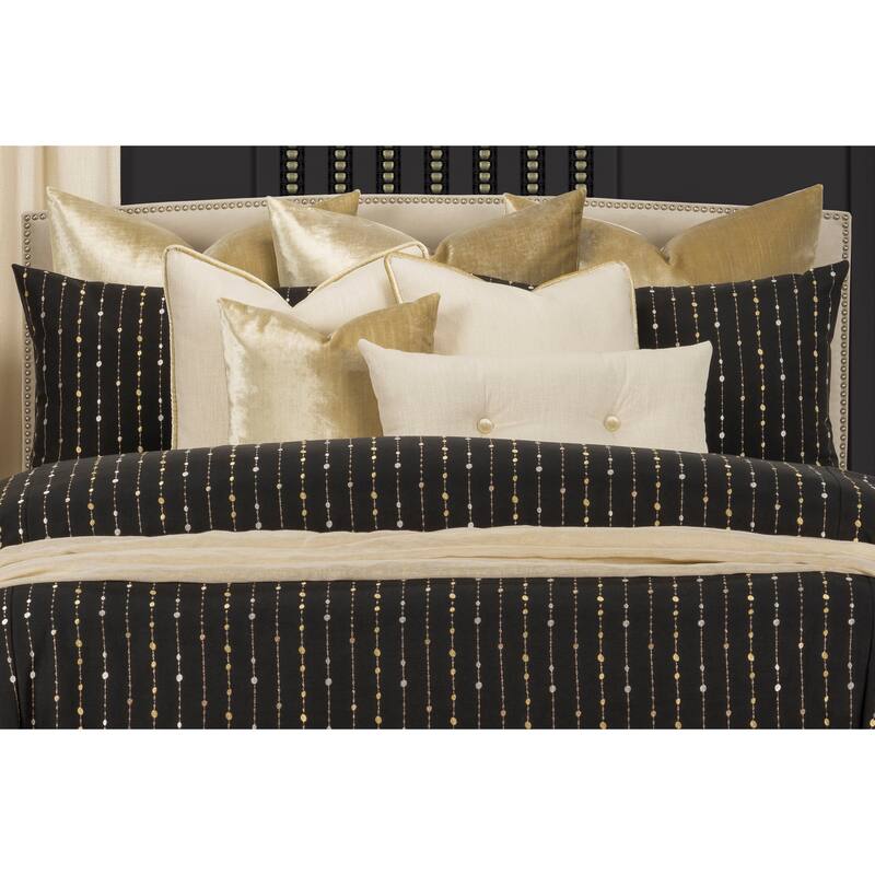 F Scott Fitzgerald Midnight Champagne Supreme Duvet Cover & Insert set