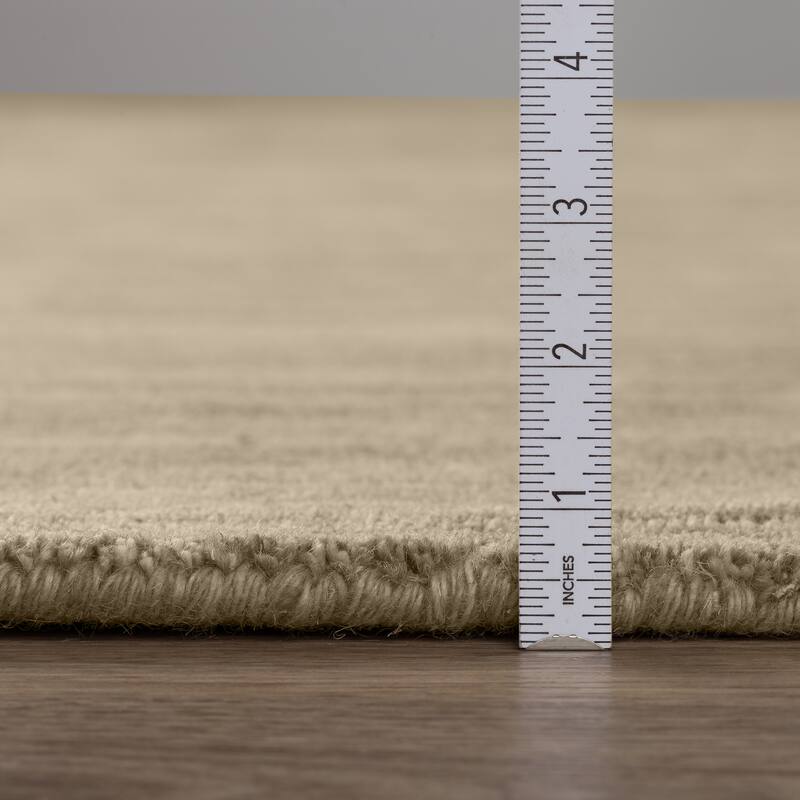Addison Cooper Multi Shade Solid Wool Area Rug