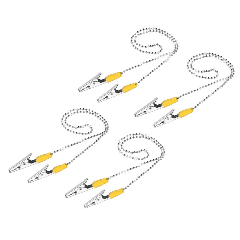 Napkin Chain, 18" Alloy Neck Bib Holder Chain Sun Hat Strap Lanyard