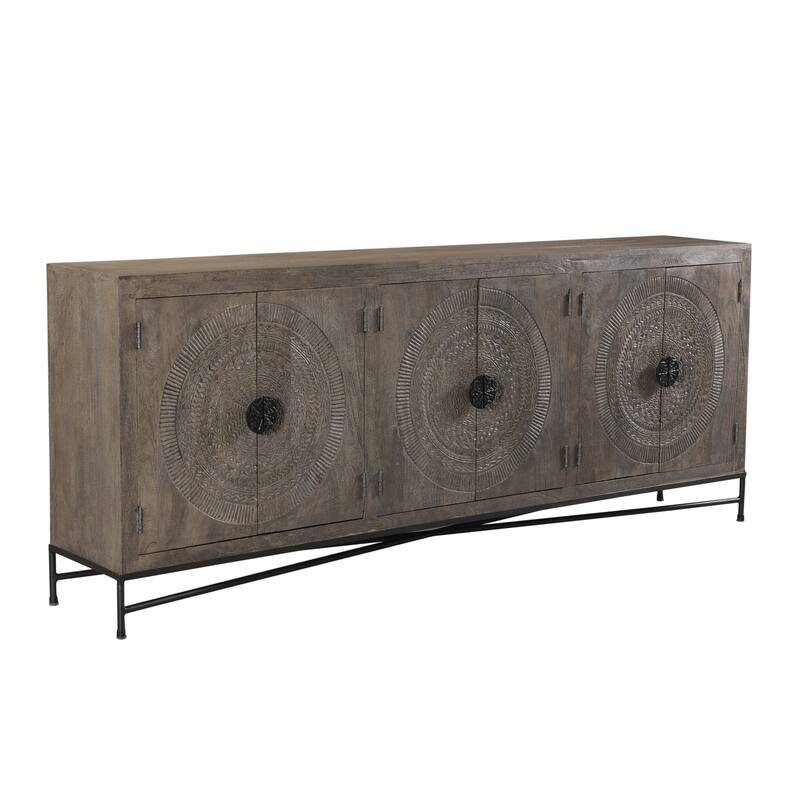 Ashford Carved Wood Sideboard