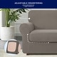 preview thumbnail 7 of 63, Subrtex 3-Piece Stretch Armchair Slipcover Sets with 1 Backrest Cushion Covers and 1 Seat Cushion Covers