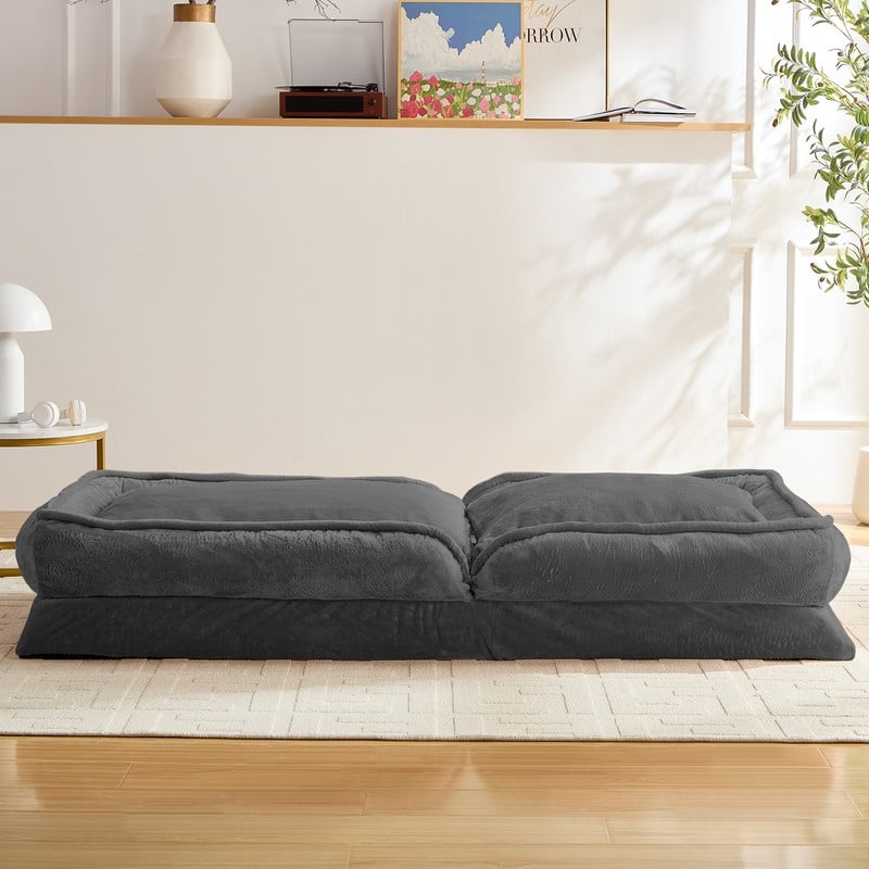 Versatile Foldable Lazy Sofa,3-in-1 Fold Small Tatami Sofa Bed,Lounge Chair Sofa, Human Friendly Pet Beds Lazy Sofa