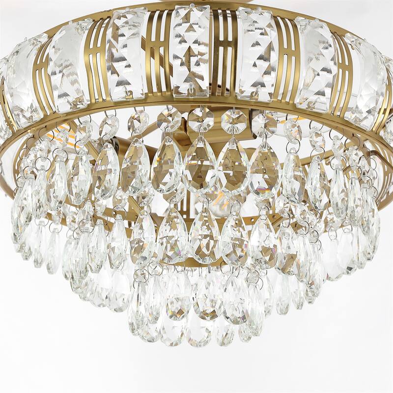 GetLedel 3-Light Empire Crystal Chandelier