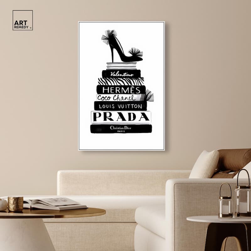 Library Luxe Canvas by Art Remedy