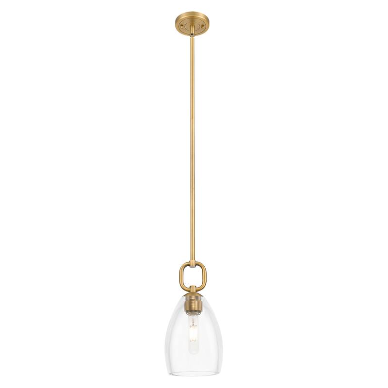 Innovations Lighting 485-1S-G485-6CL Hudson 6" Wide Mini Pendant with