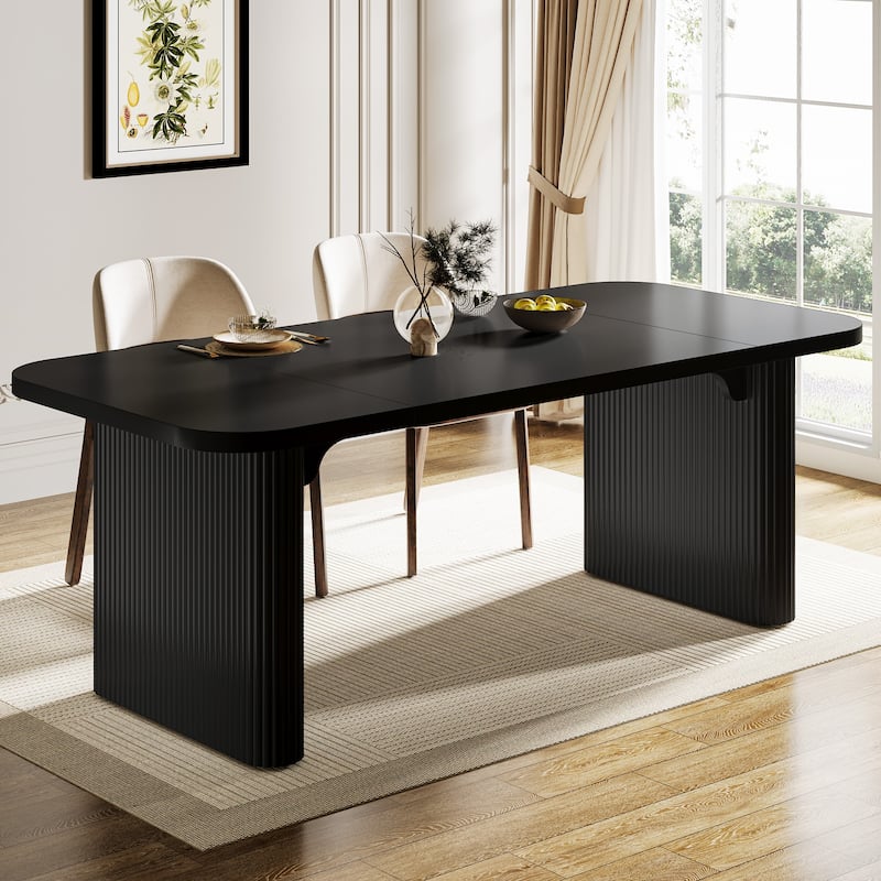 Wood Dining Table, Modern Kitchen Table, Dining Room Accent Table