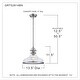 preview thumbnail 7 of 5, Quoizel Grant Brushed Nickel 1-light Pendant