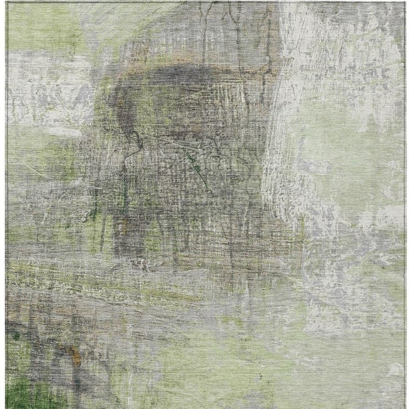 HomeRoots Abstract Transitional Rectangle Outdoor Rug