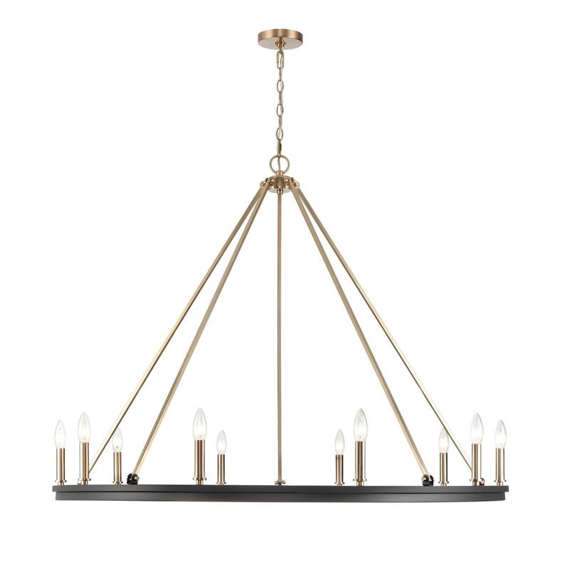 Millennium Lighting 9510 Carruth 10 Light 45" Wide Taper Candle Style
