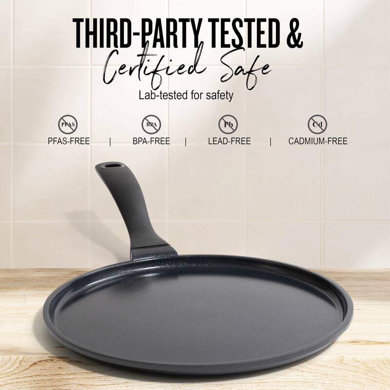 Alva Energy Ceramic Nonstick Griddle Pan Flat Nonstick Cooking Pan