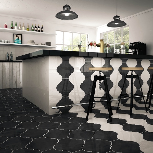 SomerTile Mare Nostrum Provenzal Ibiza 10.38" x 11.38" Porcelain Floor and Wall Tile. Opens flyout.