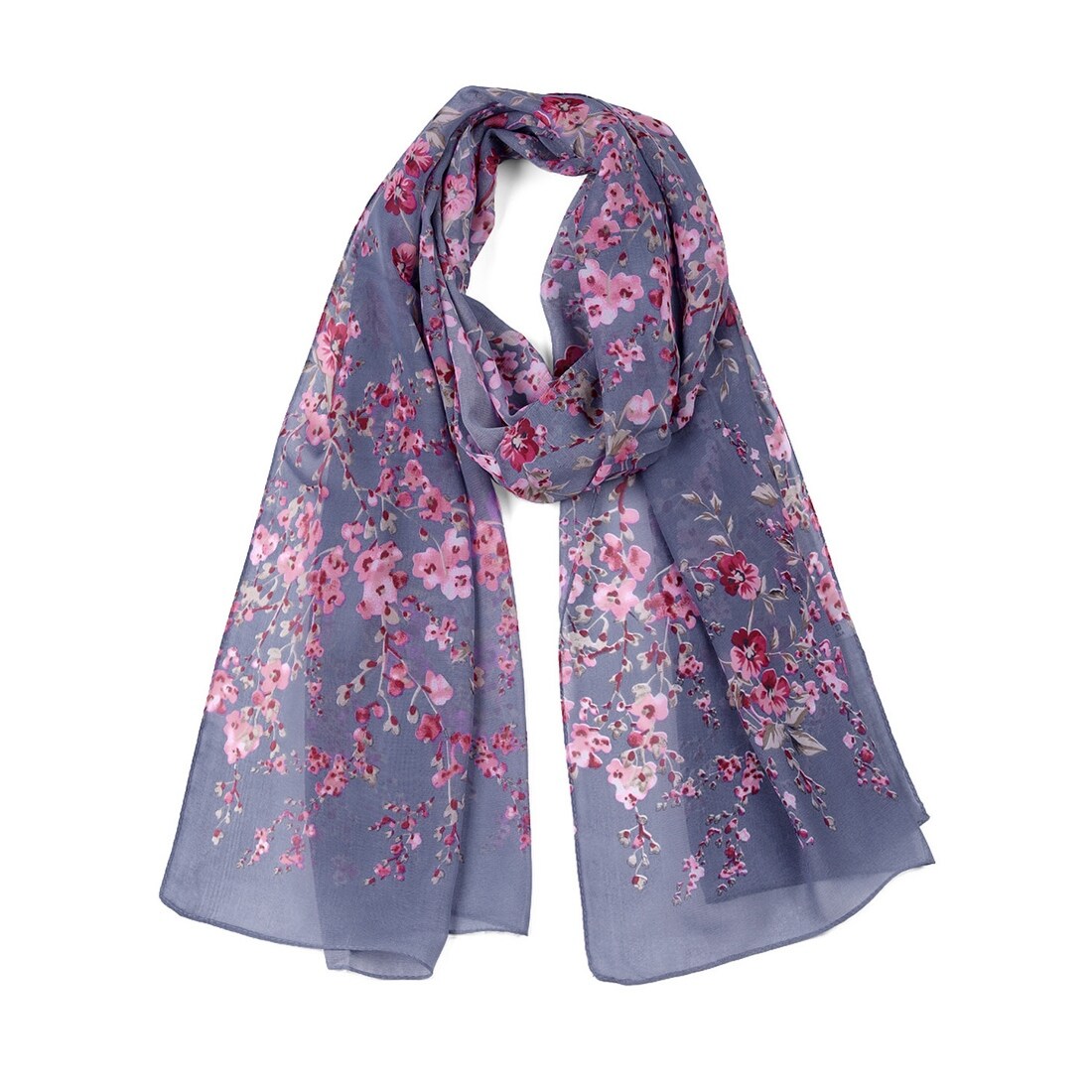 Long Chiffon Beach Scarf Silk Scarves
