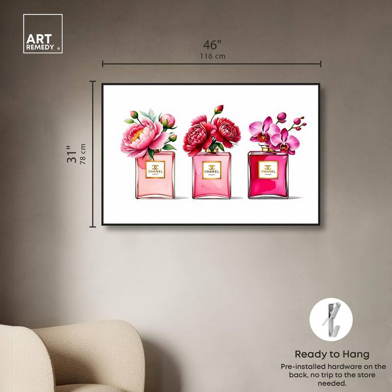 Fragrant Florals Canvas by Art Remedy