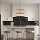 preview thumbnail 4 of 6, 25.6 in. Gold Modern Crystal Chandelier Glam Dimmable Pendant Light With Clear Glass for Living Dining Room