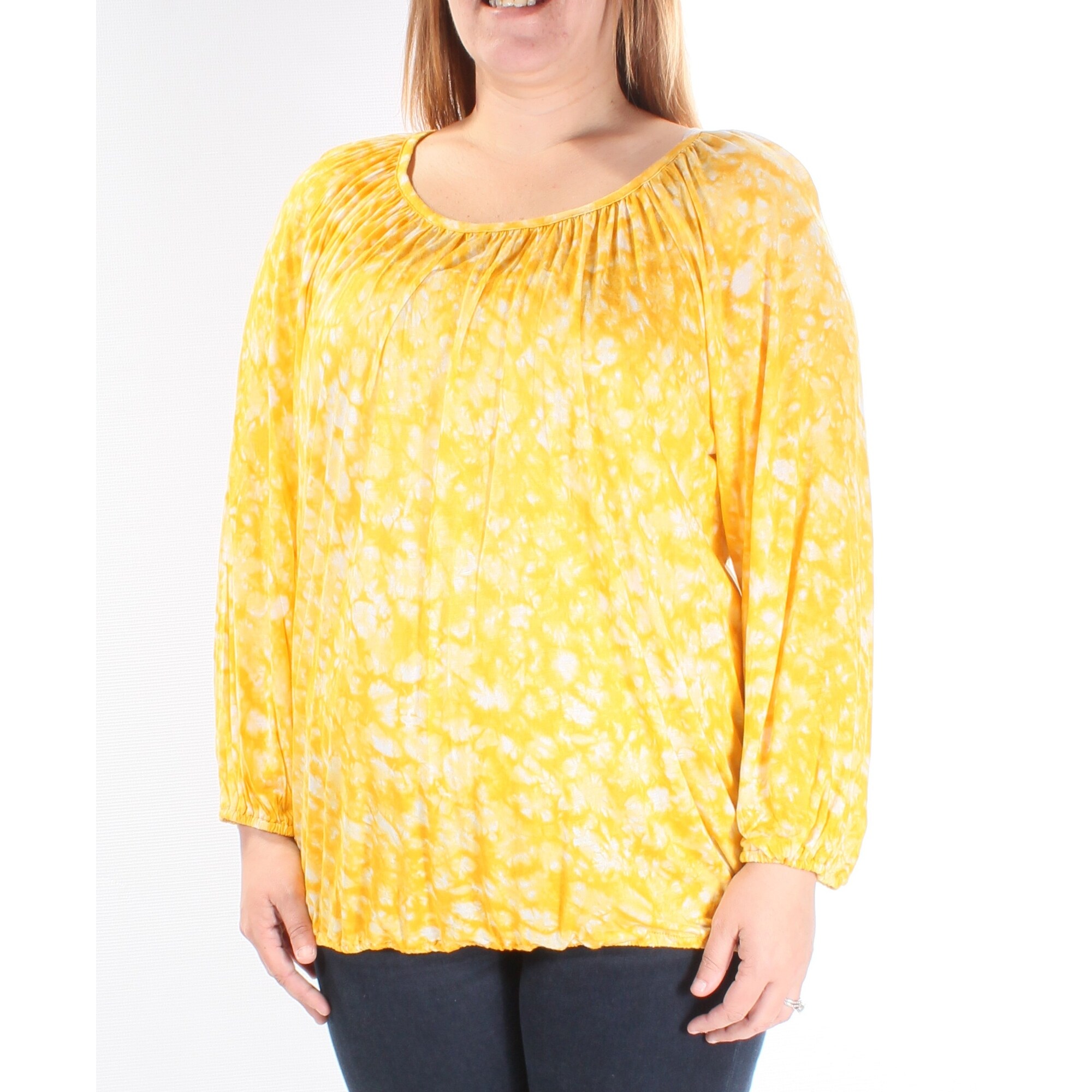 michael kors shirts womens yellow
