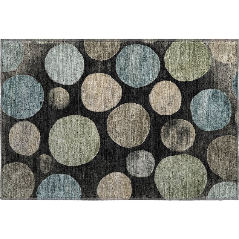 Premium Washable Super Soft Modern Bubbles Mayfield Rug