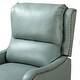 preview thumbnail 30 of 166, Brigida Multifunctional Modern Genuine Leather Nailhead Trim Recliner with Adjustable Footrest Set of 2 by HULALA HOME