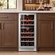 preview thumbnail 1 of 22, Ca'Lefort 15 inch 28 Bottle Built-in Dual Zone Wine Cooler Refrigerator