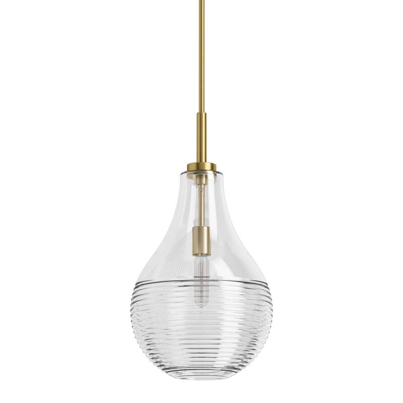 Kohler Lighting 42197-PE01 Simplice 12" Wide Teardrop Pendant - Brushed Moderne Brass