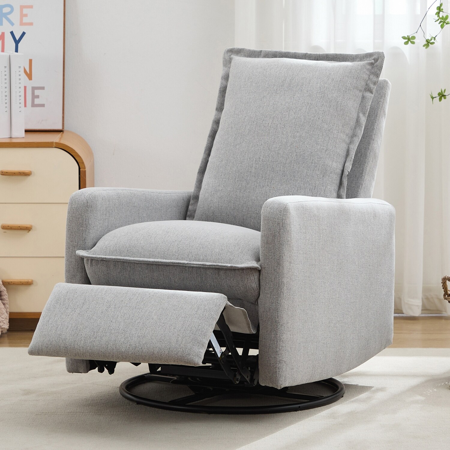 Swivel Rocker Recliner Chair, Glider Rocker Recliner