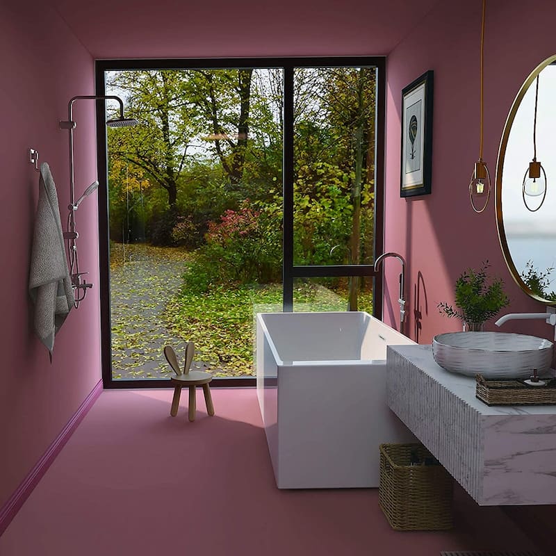 Vanity Art 59" Acrylic Freestanding Soaking Bathtub with Overflow & Pop-up Drain