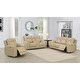 preview thumbnail 5 of 4, Copper Grove Dayton Top Grain Leather Power Reclining Loveseat