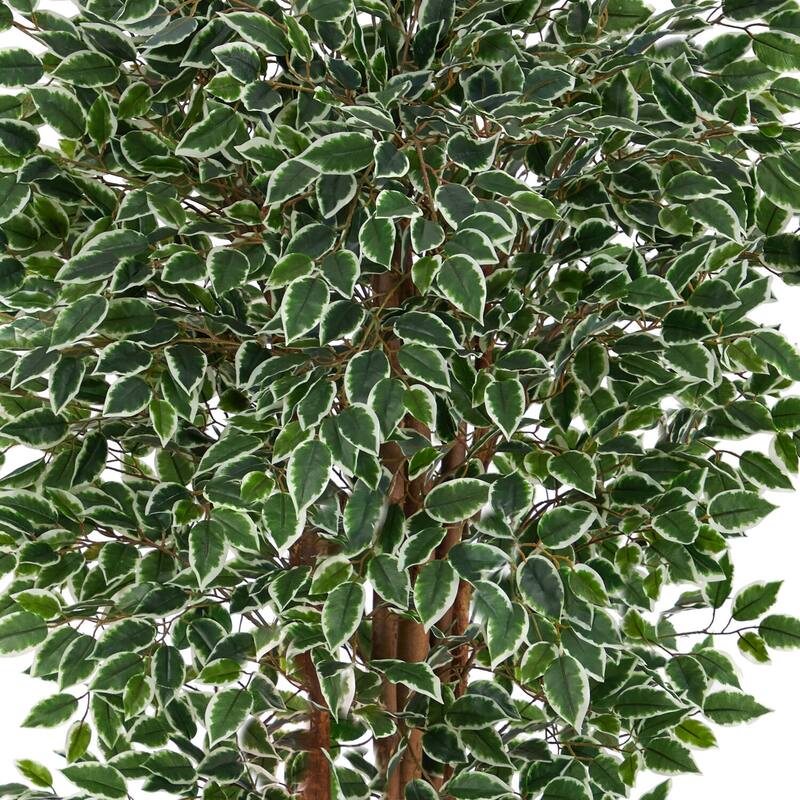 70In Artificial Tree Variegated Indoor Outdoor UV Resistant Decorative Tree - Green - 61 Inches and Over