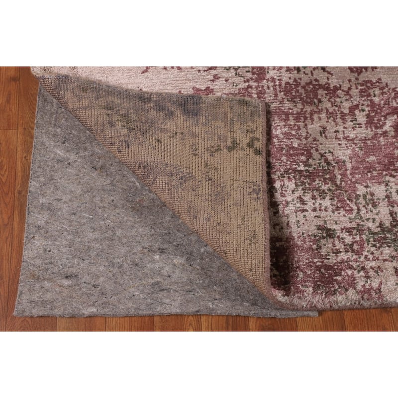 Contemporary Abstract Modern Area Rug Handmade Wool Carpet - 6'7" X 9'6"