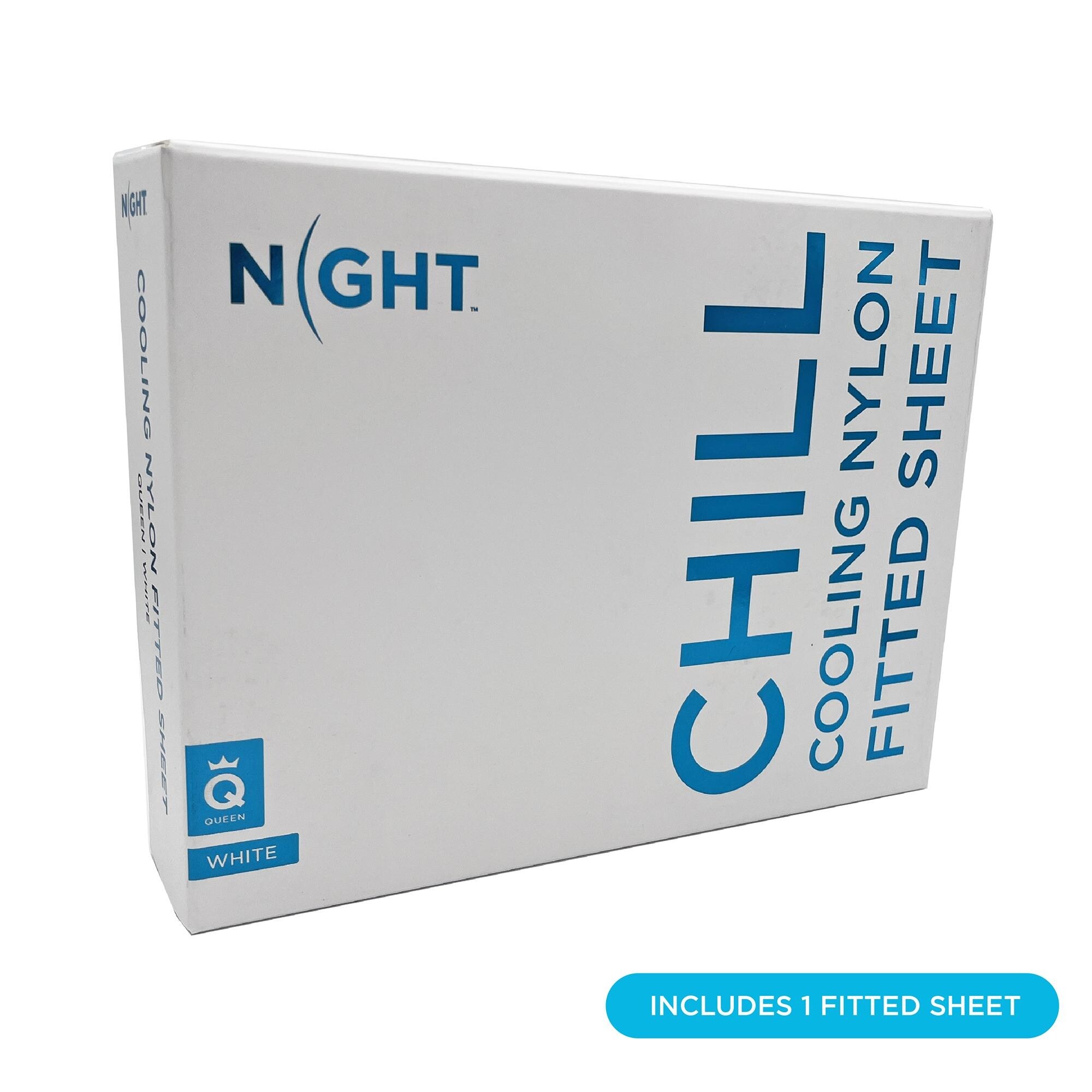 NIGHT Chill Cooling Nylon Fitted Bed Sheet slHN9rXPgWSBzHXOwNAsxQsTD8mU7mBs-image