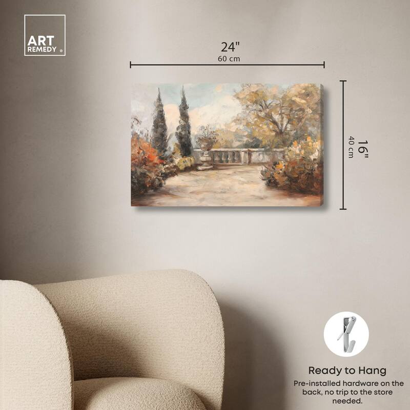 Autumnal Arbor Canvas by Art Remedy, Gallery Wrapped