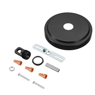 Jandorf Canopy Kit - Witte Opbouwkap 5 Inch (12,7 Cm) Voor Afzetdozen En Hangende Plafondarmaturen. Inclusief Bevestigingsmateriaal.