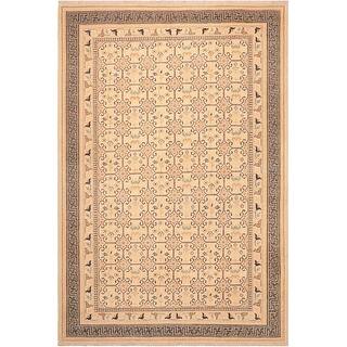 Buffy Rugs Classic Ziegler Buffy Beige Green Hand-knotted Wool Rug - 6 ft. 2 in. X ...