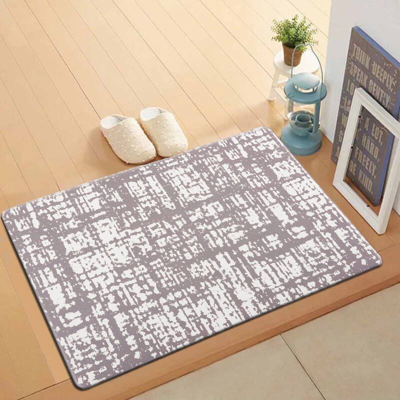 World Rug Gallery Contemporary Abstract Anti-Fatigue Standing Mat