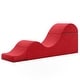 preview thumbnail 23 of 39, Avana Kami Convertible Chaise / Yoga & Massage - 2-In-1 Ottoman with Concealed Fold Out Yoga Lounge Chair, Microvelvet